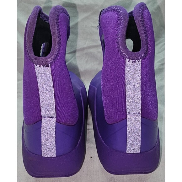 Jordan Kids Bootie Sneakers – Size 13C, Purple Slip-On with Jumpman Logo - Picture 3 of 7